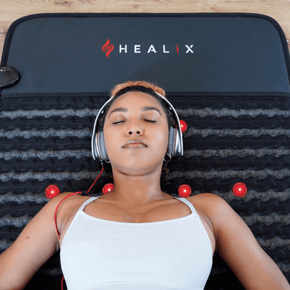 Healix Infrared PEMF Mat woman model