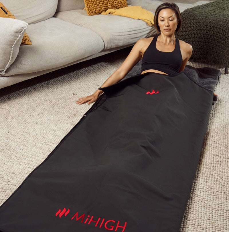 MiHigh Gravity Portable Infrared Sauna Blanket Lifestyle for Women