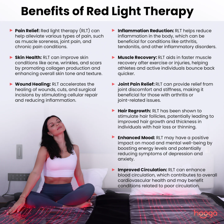 Hooga Health Red Light Therapy Full Body Pod Benefits