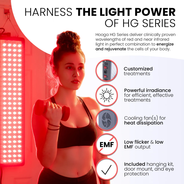 Hooga Health HG1000 Red Light Therapy Specifications