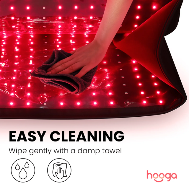 Hooga Health Red Light Therapy Full Body Pod Easy Cleaning