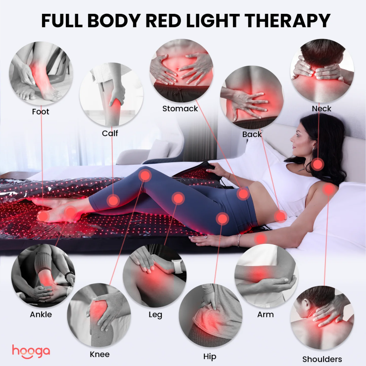 Hooga Health Red Light Therapy Full Body Pod XL Benefits