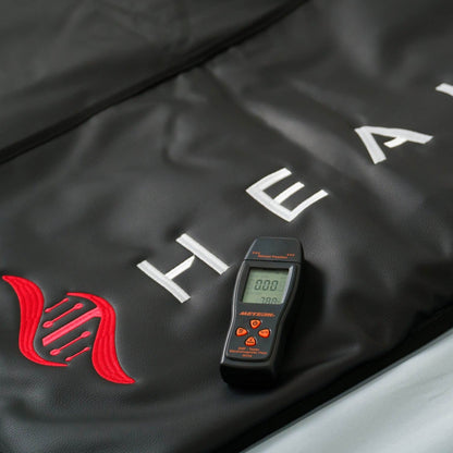 Healix Infrared Sauna Blanket Velcro Black EMF Test