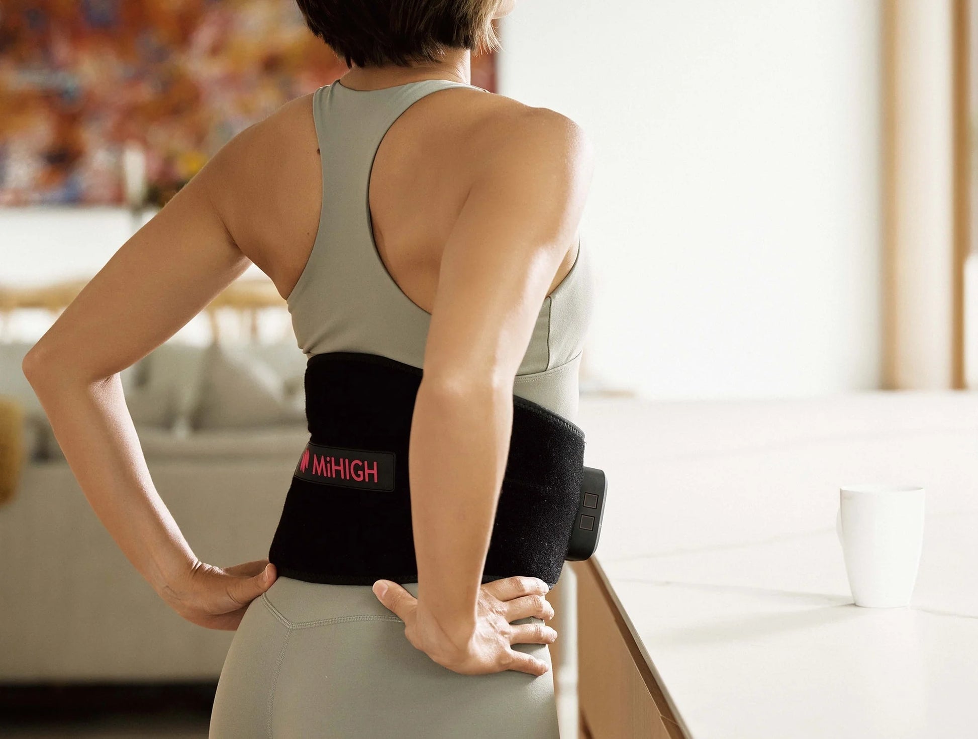 Gravity MiHigh Portable Infrared Back Wrap morning Stretch
